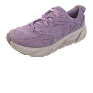 Purple Suede HOKA clifton Athletic Sneakers
